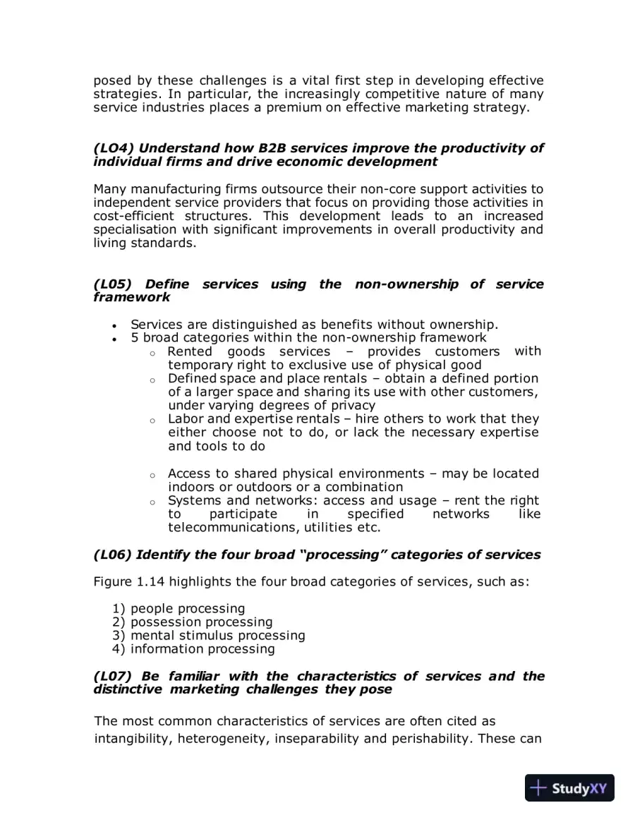 Solution Manual for Essentials of Services Marketing, 3rd Edition, page 4