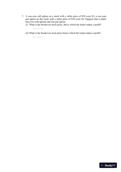 Test Bank For Options, Futures, And Other Derivatives, 8th Edition - Page 3 preview image