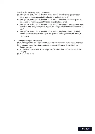 Test Bank For Options, Futures, And Other Derivatives, 8th Edition - Page 7 preview image