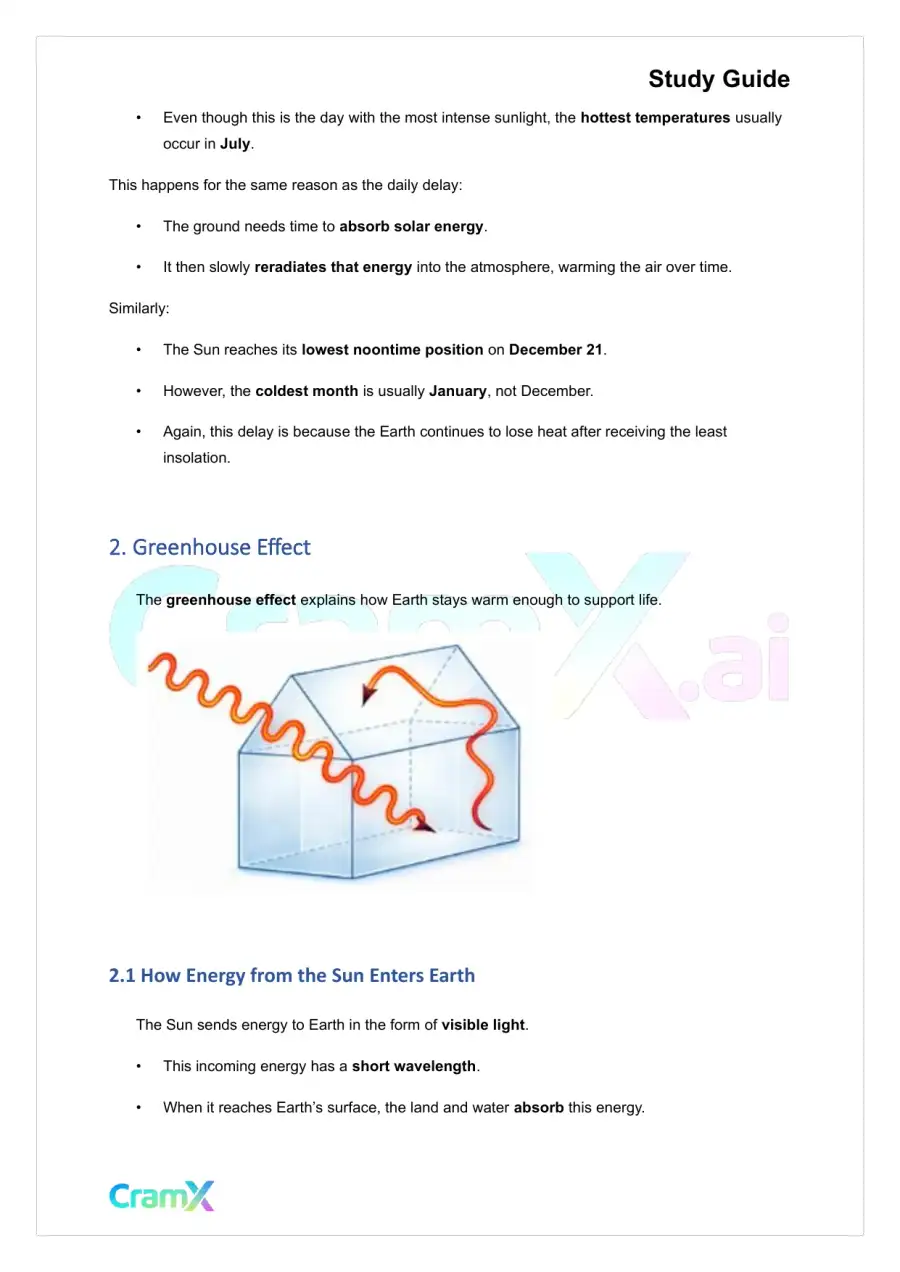 Earth Science - Insolation and Seasons on Earth, page 2