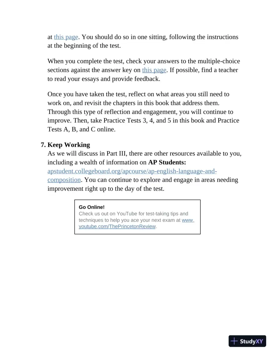 Princeton Review AP English Language and Composition Premium Prep, 1 : 8 Practice Tests (2024), page 24