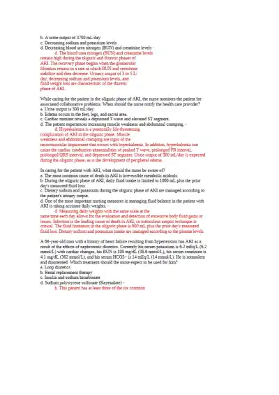Lewis ch 47 Renal Disorders NCLEX - Page 3 preview image
