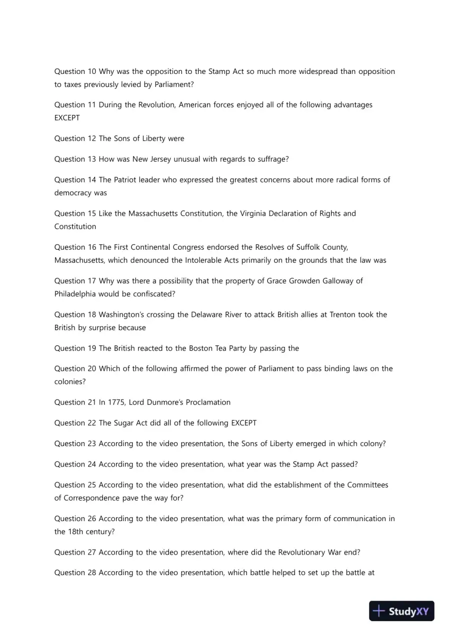 Liberty University HIUS221 Quiz 3 Complete Solutions Correct Answers Key, page 6