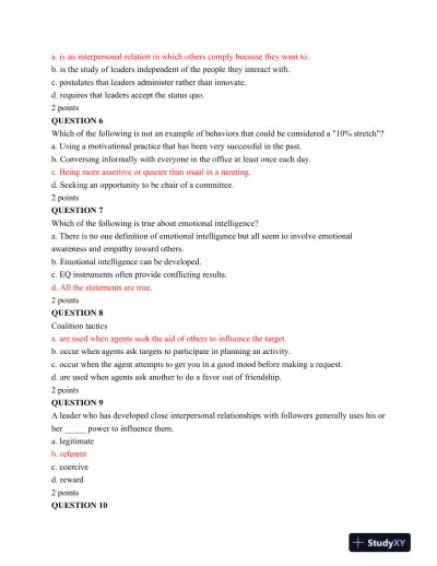 Nova Mgt5630 Midterm Exam - Page 3 preview image