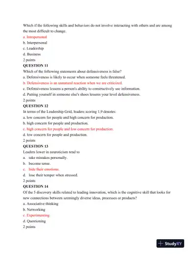 Nova Mgt5630 Midterm Exam - Page 4 preview image