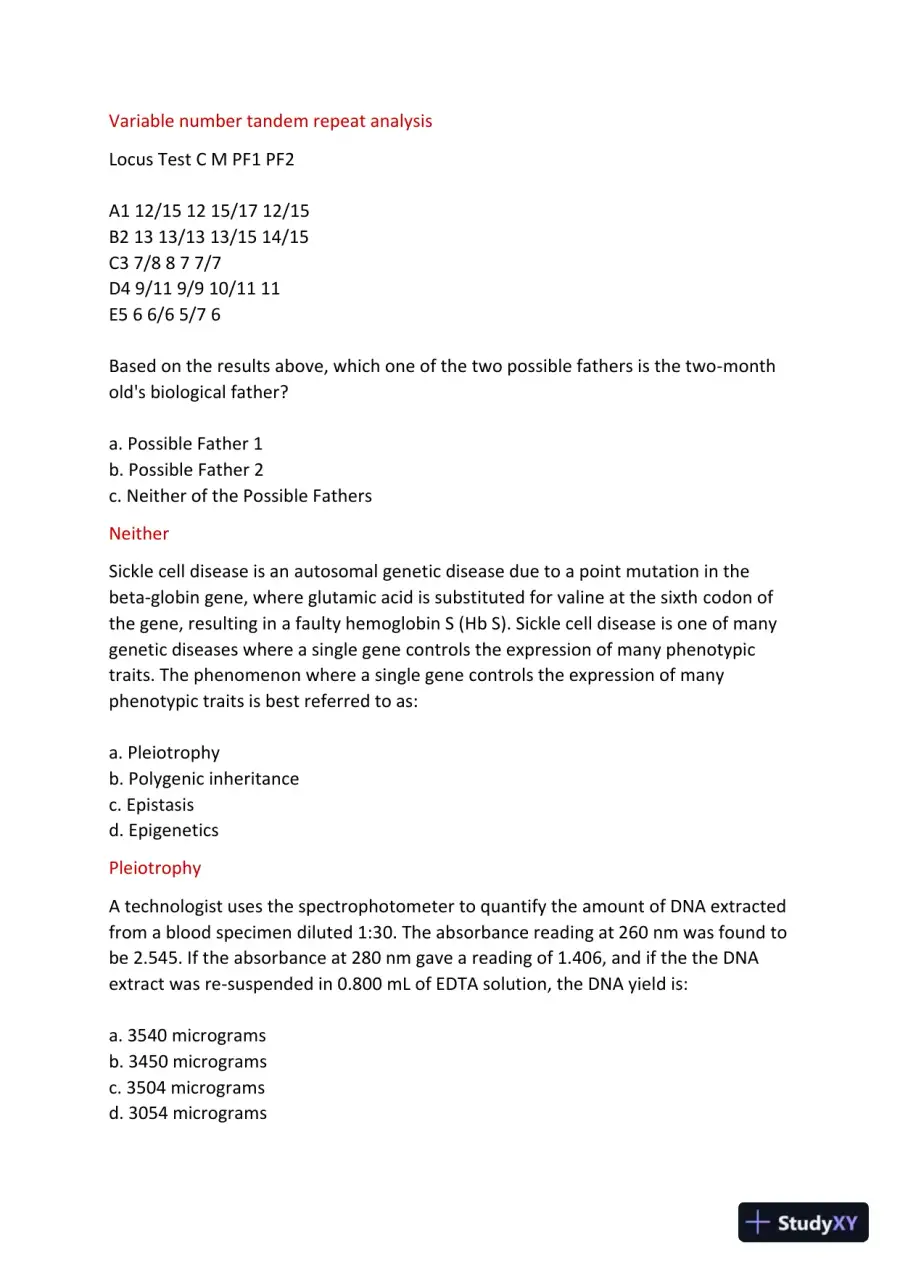 2023-2024 MB ASCP Mathematics Connect Exam With Answers (97 Solved Questions), page 5