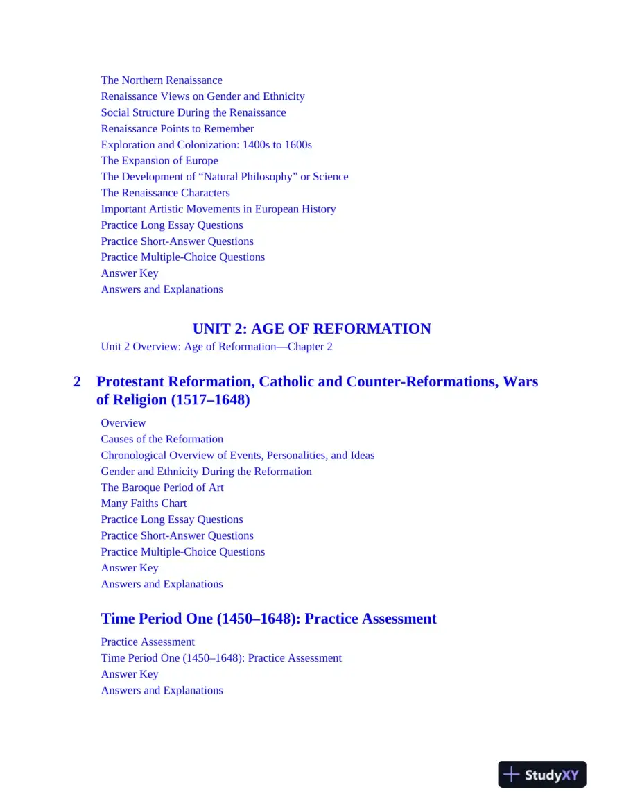 AP European History Premium, 2024: 5 Practice Tests + Comprehensive Review (2024), page 11