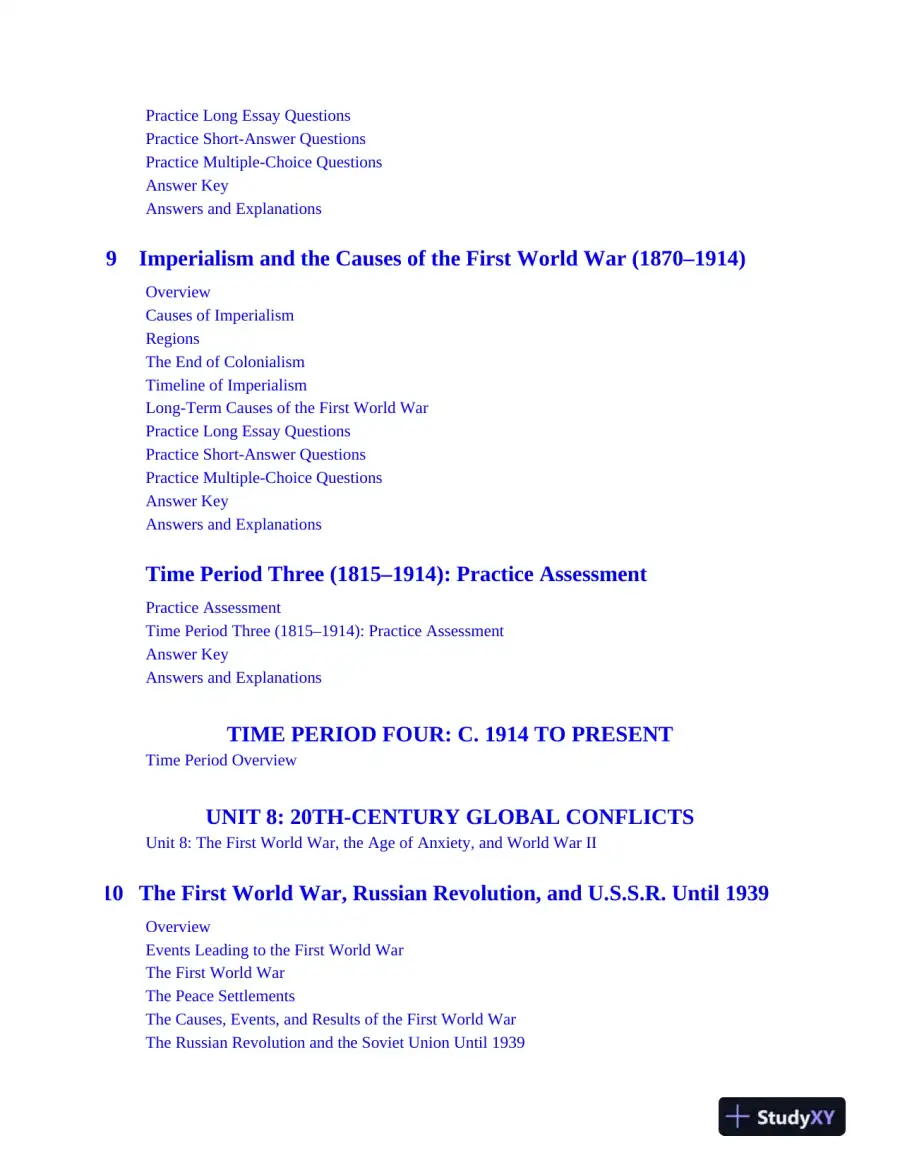 AP European History Premium, 2024: 5 Practice Tests + Comprehensive Review (2024), page 15