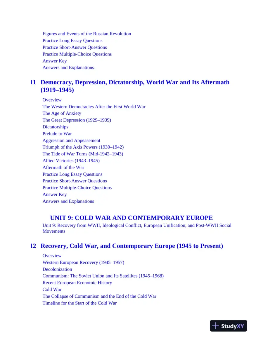 AP European History Premium, 2024: 5 Practice Tests + Comprehensive Review (2024), page 16
