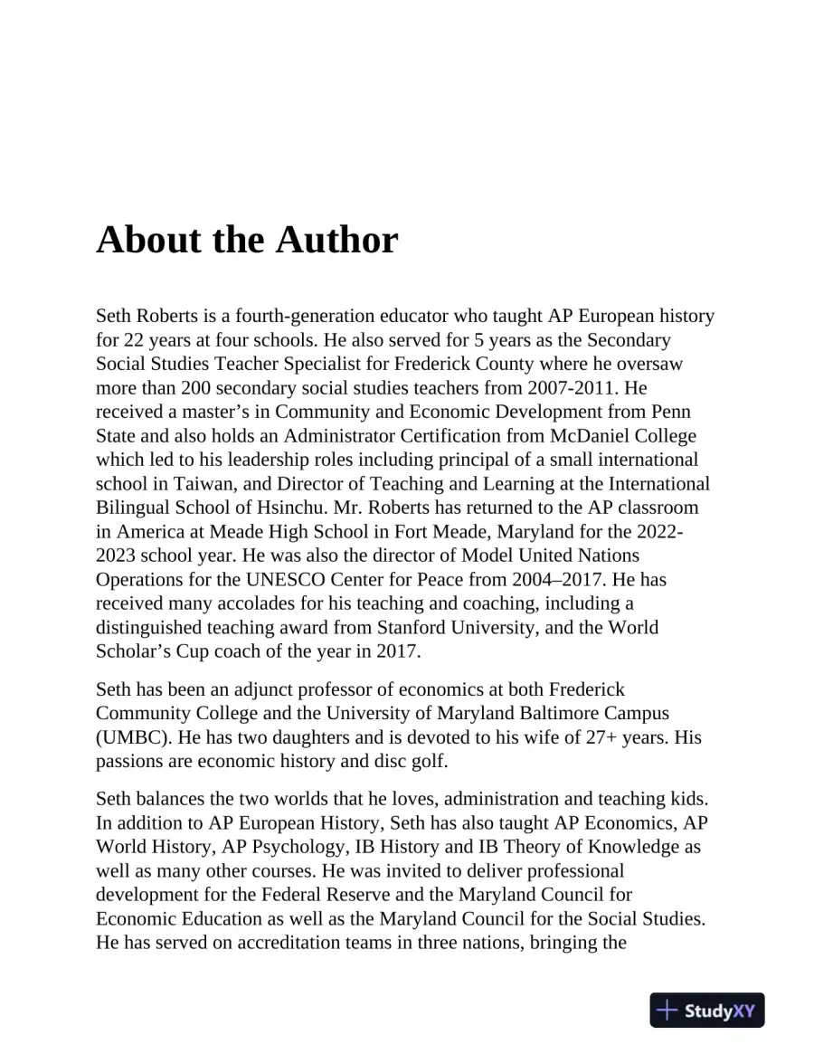 AP European History Premium, 2024: 5 Practice Tests + Comprehensive Review (2024), page 8
