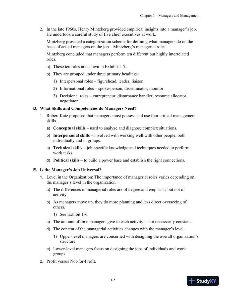 Fundamentals of Management, 10th Edition Solution Manual, page 10