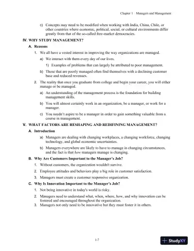 Fundamentals of Management, 10th Edition Solution Manual - Page 12 preview image