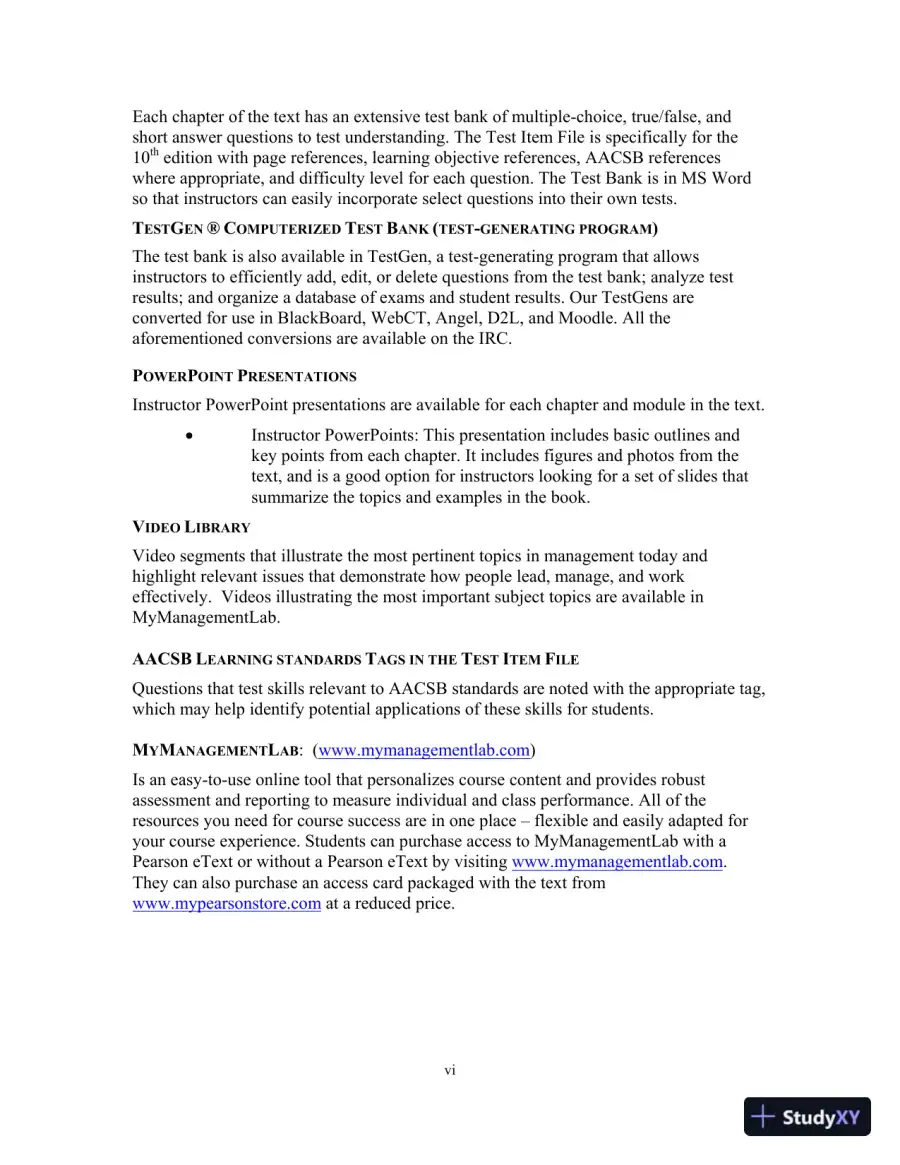 Fundamentals of Management, 10th Edition Solution Manual, page 5