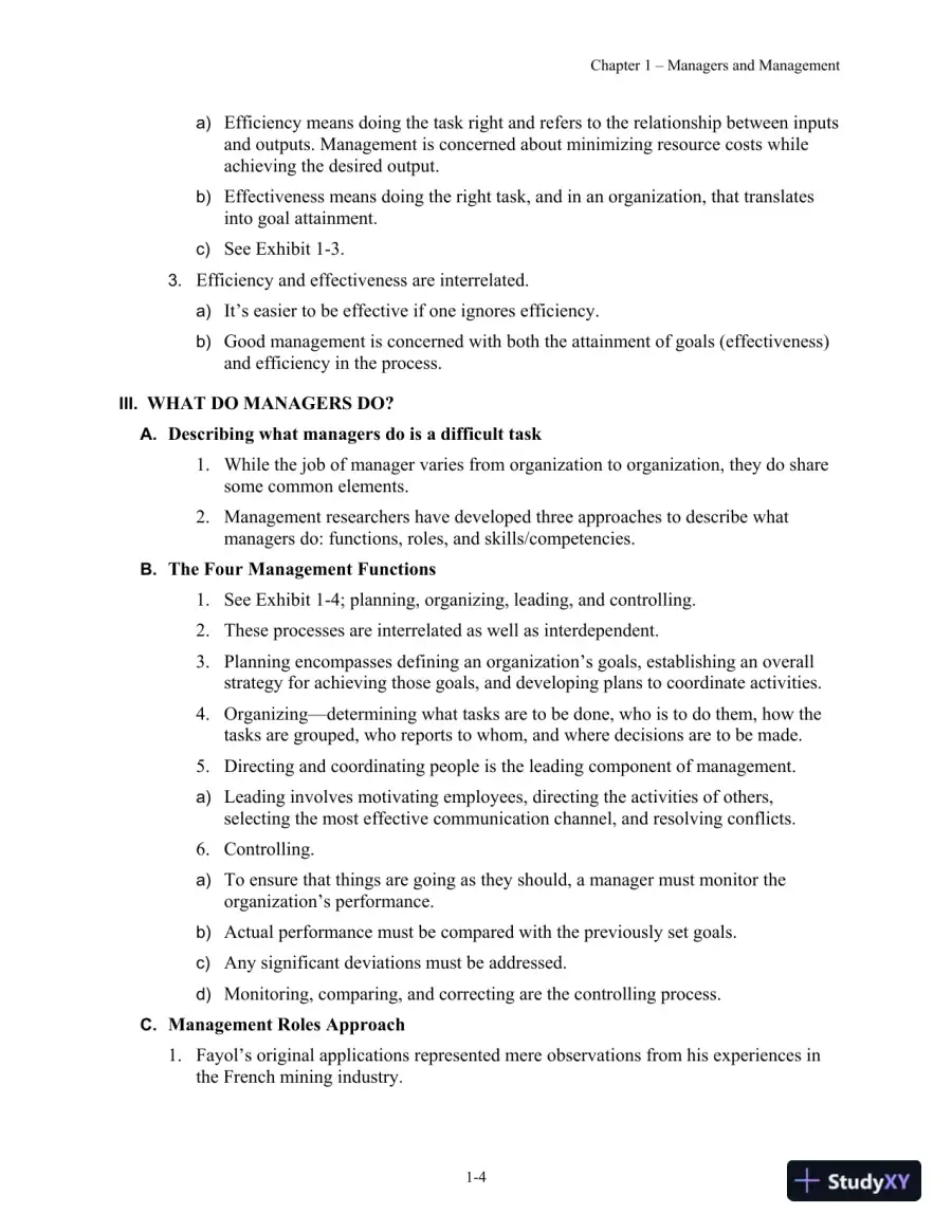 Fundamentals of Management, 10th Edition Solution Manual, page 9