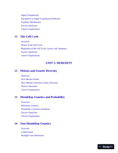AP Biology Premium, 2022-2023: 5 Practice Tests + Comprehensive Review + Online Practice (2022) - Page 10 preview image