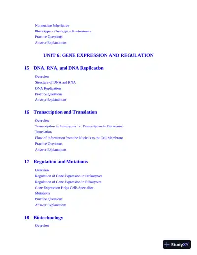 AP Biology Premium, 2022-2023: 5 Practice Tests + Comprehensive Review + Online Practice (2022) - Page 11 preview image
