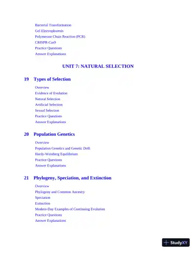 AP Biology Premium, 2022-2023: 5 Practice Tests + Comprehensive Review + Online Practice (2022) - Page 12 preview image
