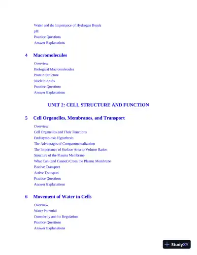 AP Biology Premium, 2022-2023: 5 Practice Tests + Comprehensive Review + Online Practice (2022) - Page 8 preview image