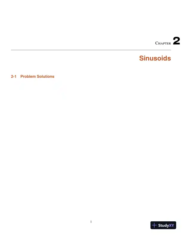 DSP First 2nd Edition Solution Manual - Page 1 preview image