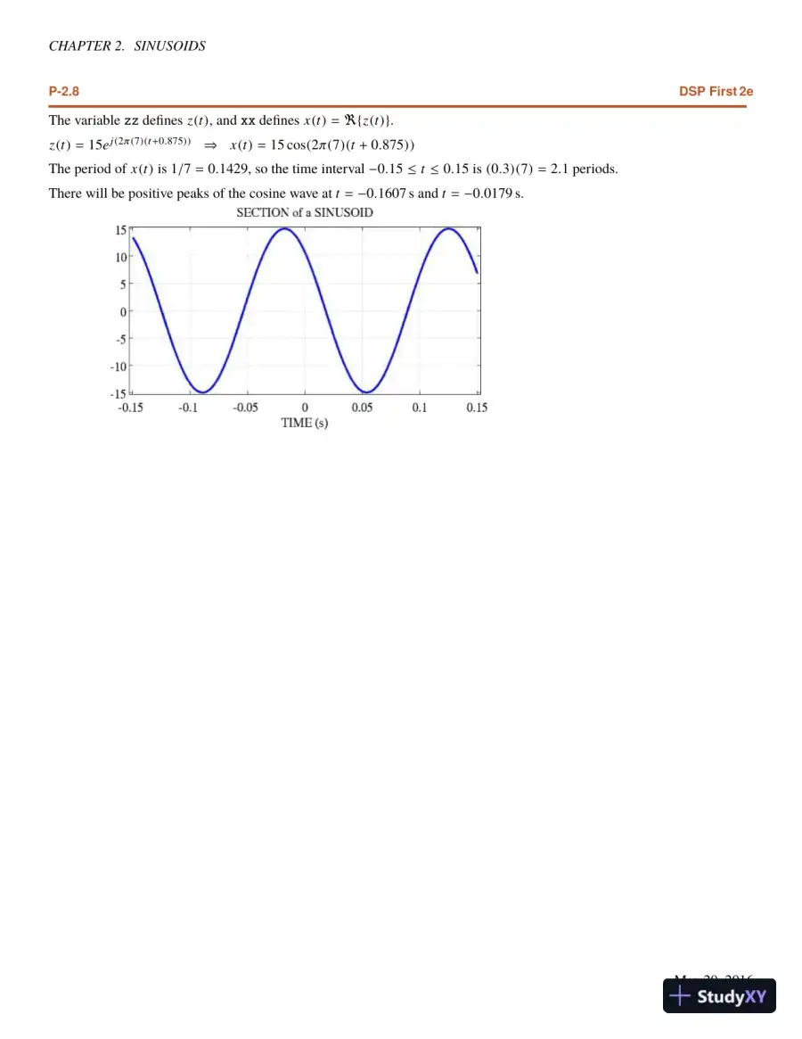 DSP First 2nd Edition Solution Manual, page 10