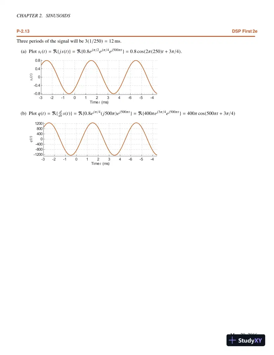 DSP First 2nd Edition Solution Manual, page 15