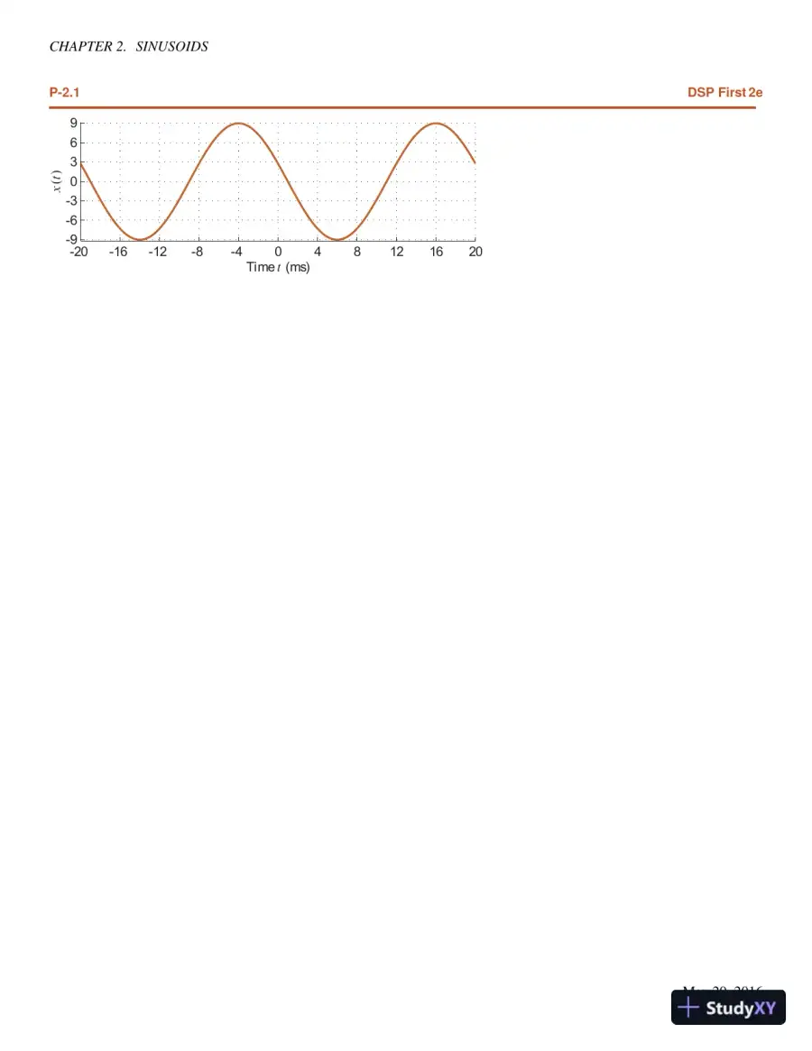 DSP First 2nd Edition Solution Manual, page 3