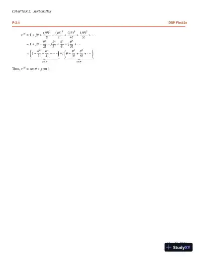 DSP First 2nd Edition Solution Manual - Page 6 preview image
