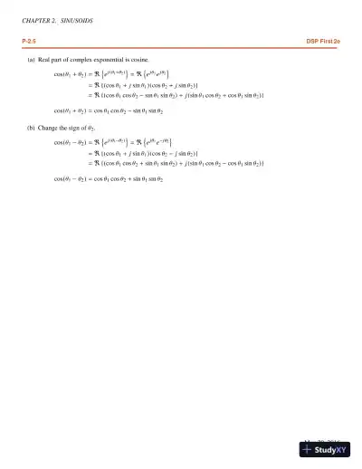 DSP First 2nd Edition Solution Manual - Page 7 preview image