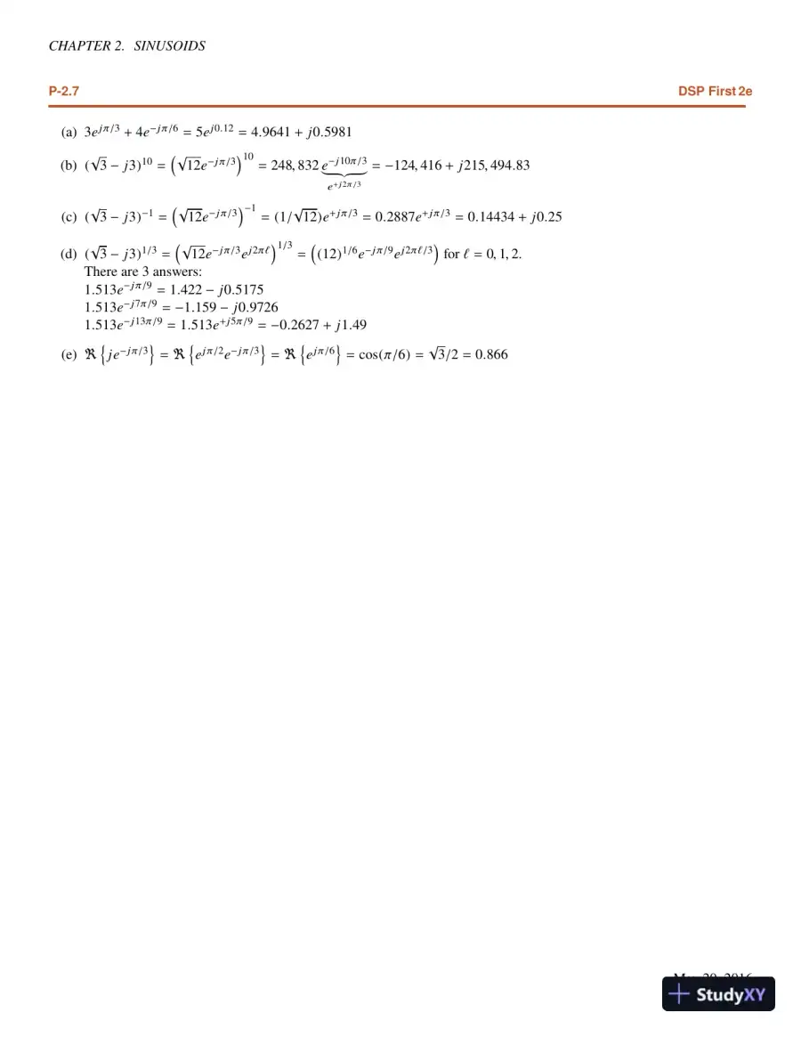 DSP First 2nd Edition Solution Manual, page 9