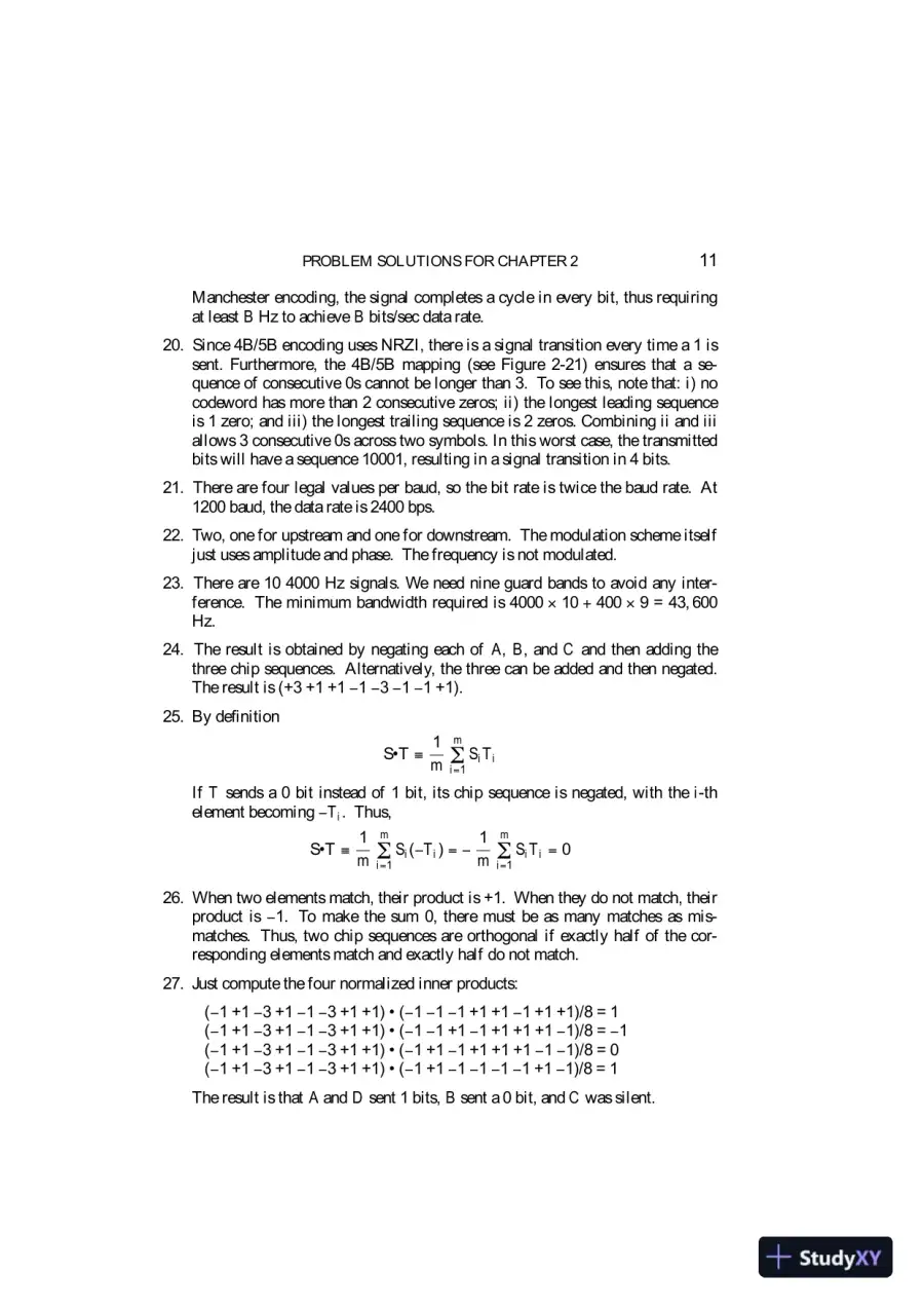 Solution Manual for Computer Networks, 6th Edition, page 13