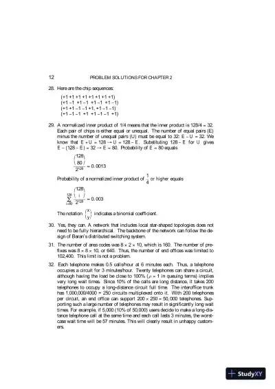 Solution Manual for Computer Networks, 6th Edition - Page 14 preview image