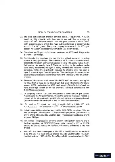 Solution Manual for Computer Networks, 6th Edition - Page 15 preview image