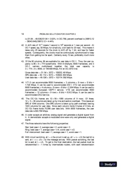 Solution Manual for Computer Networks, 6th Edition - Page 16 preview image