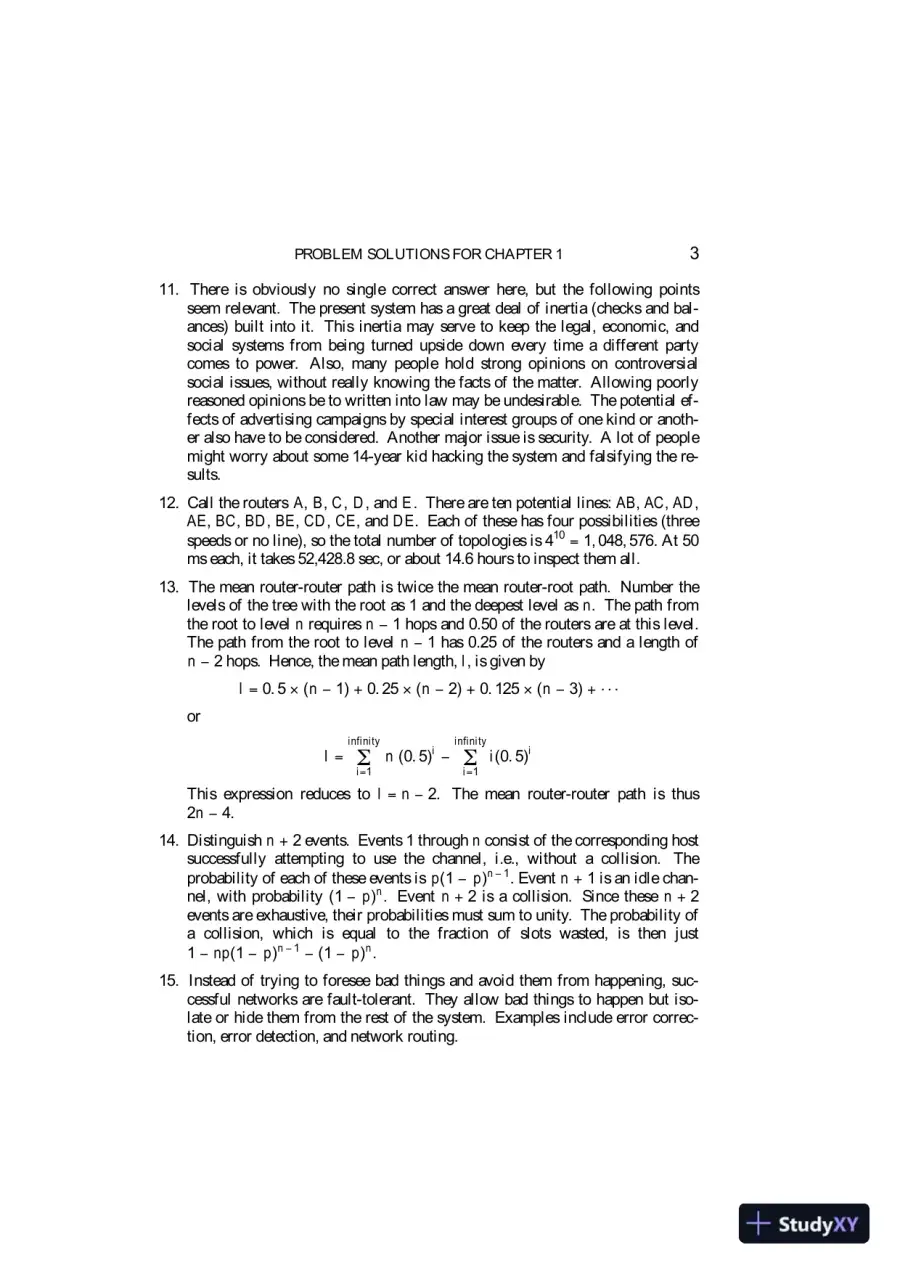 Solution Manual for Computer Networks, 6th Edition, page 5