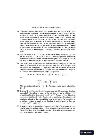 Solution Manual for Computer Networks, 6th Edition - Page 5 preview image