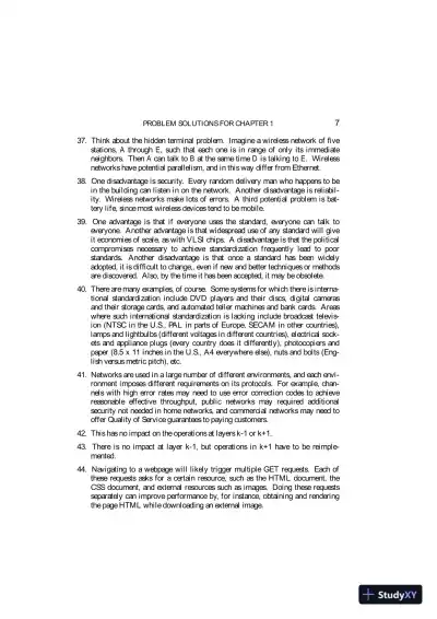 Solution Manual for Computer Networks, 6th Edition - Page 9 preview image