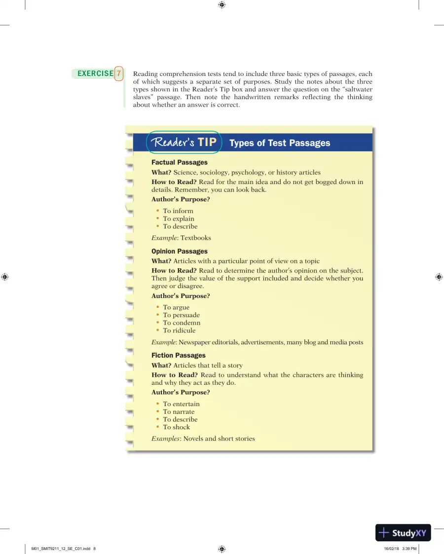 Solution Manual for Breaking Through: College Reading, 12th Edition, page 10
