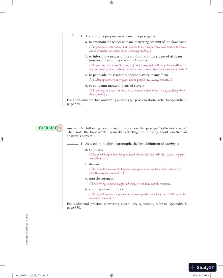 Solution Manual for Breaking Through: College Reading, 12th Edition, page 11
