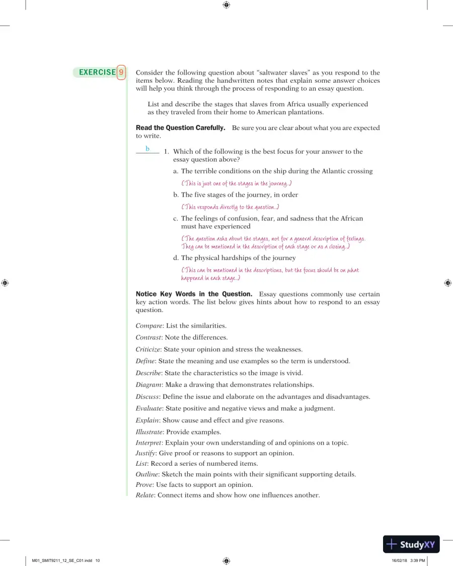 Solution Manual for Breaking Through: College Reading, 12th Edition, page 12
