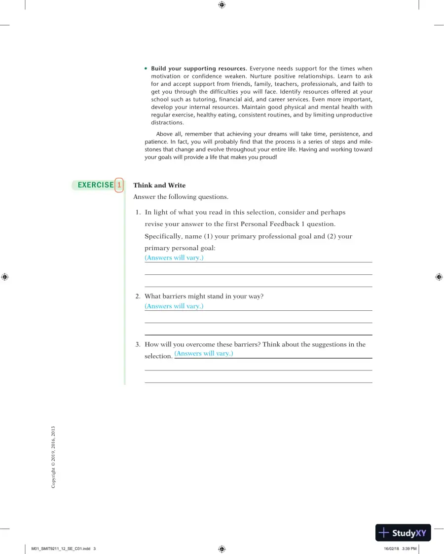 Solution Manual for Breaking Through: College Reading, 12th Edition, page 5