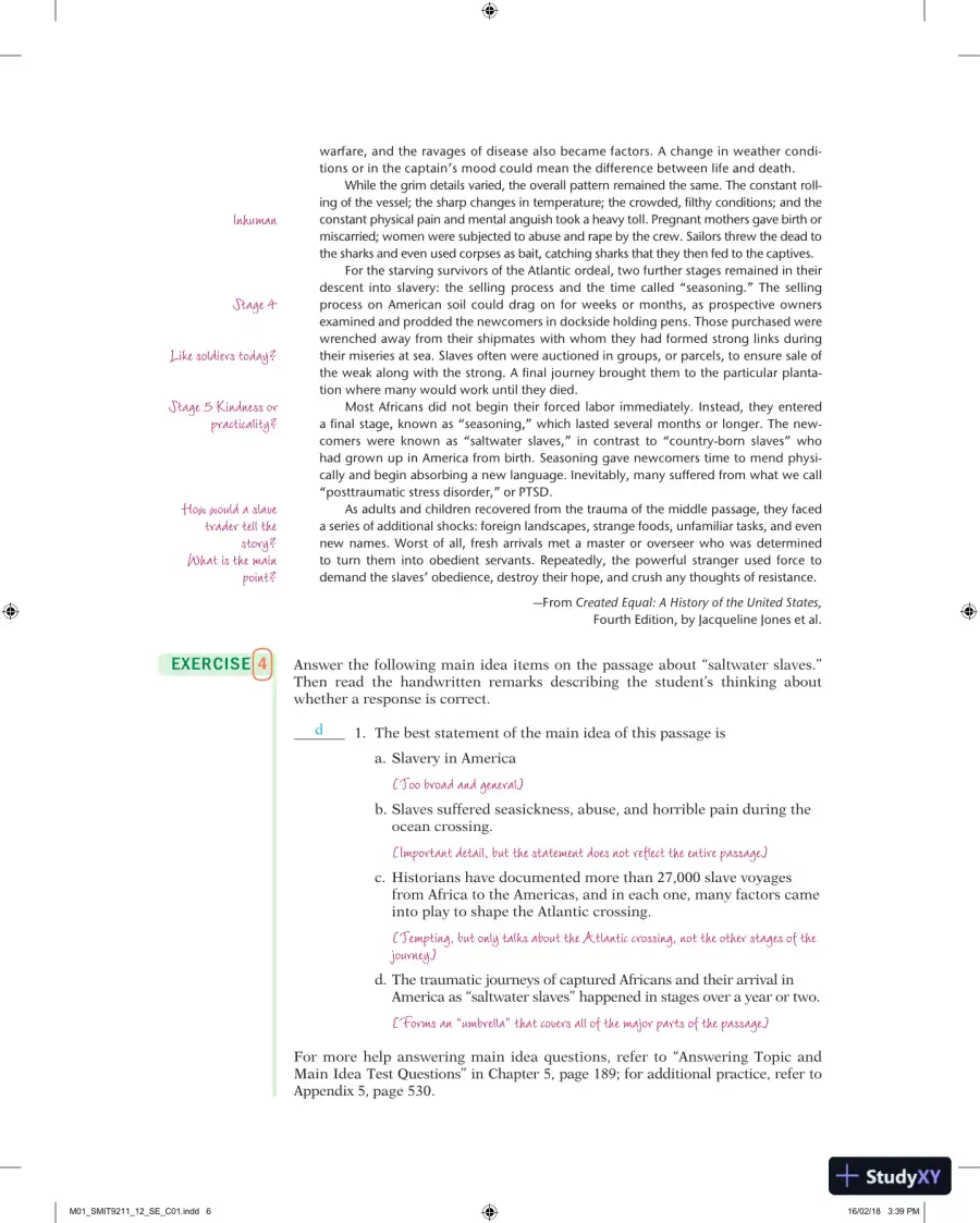 Solution Manual for Breaking Through: College Reading, 12th Edition, page 8