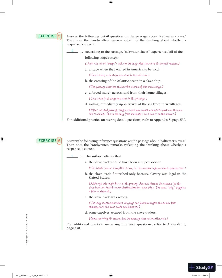 Solution Manual for Breaking Through: College Reading, 12th Edition, page 9