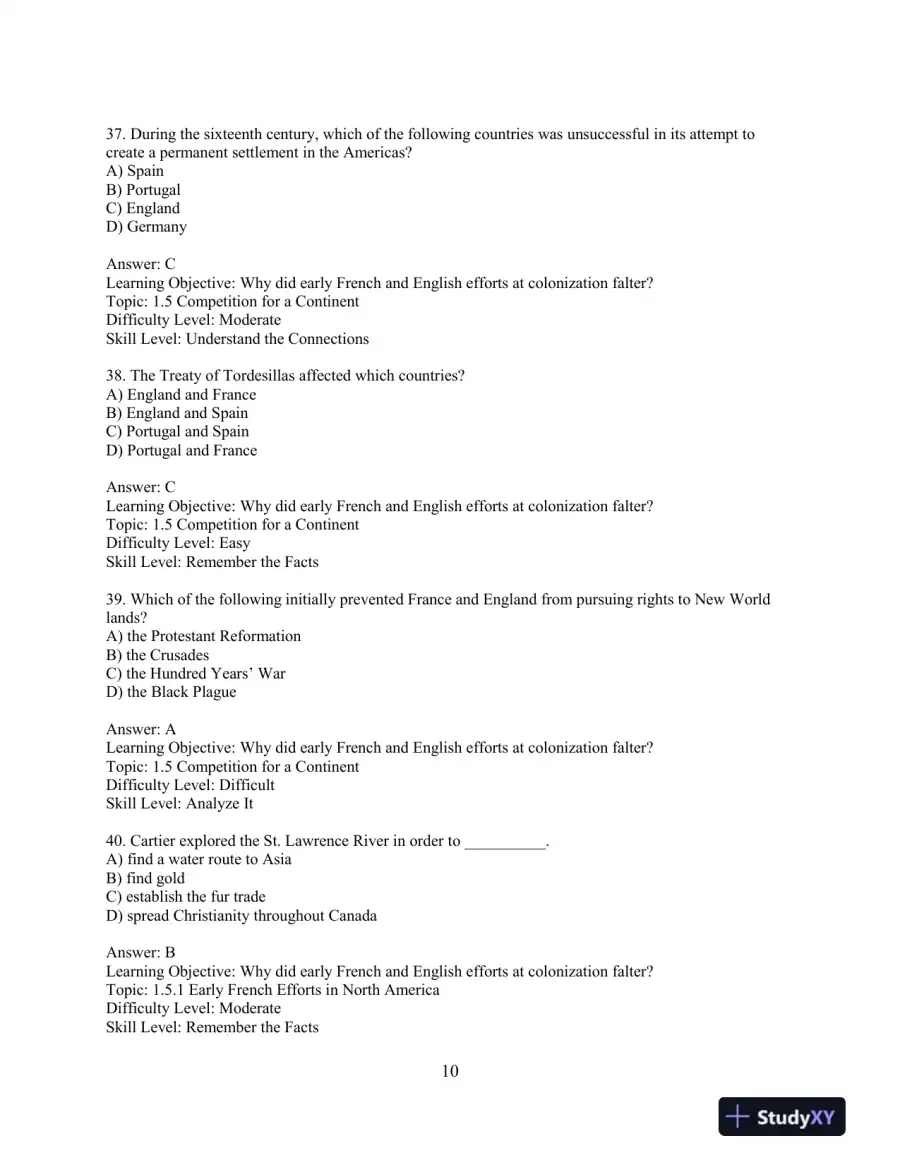 Test Bank for The American Journey: A History of the United States, Combined Volume, 8th Edition, page 14