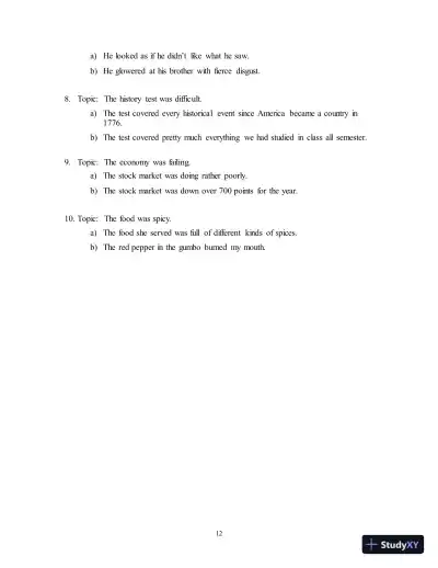 Test Bank for Wordsmith: A Guide to Paragraphs & Short Essays, 7th Edition - Page 16 preview image