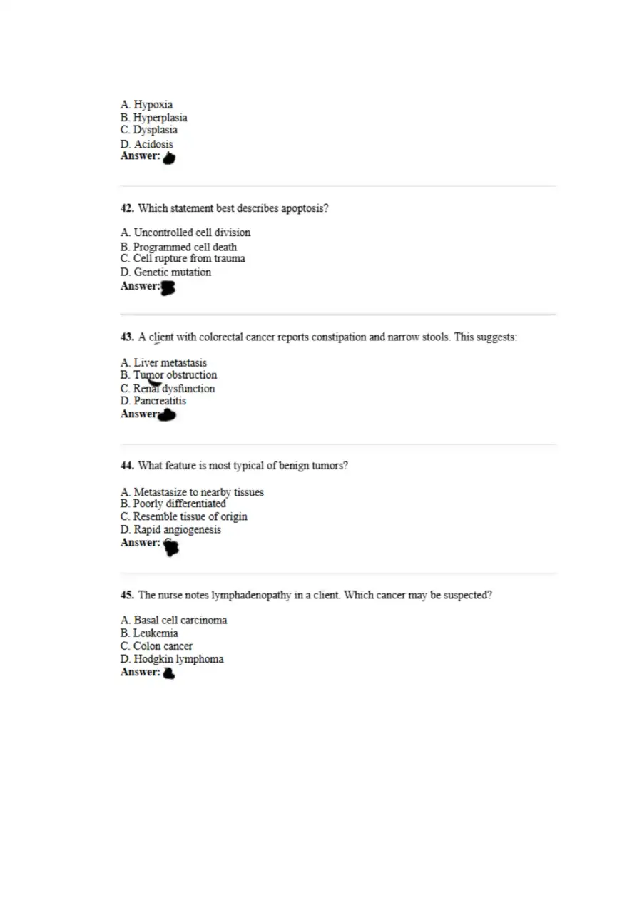 NCLEX RN Style Exam Pathophysiology, page 10