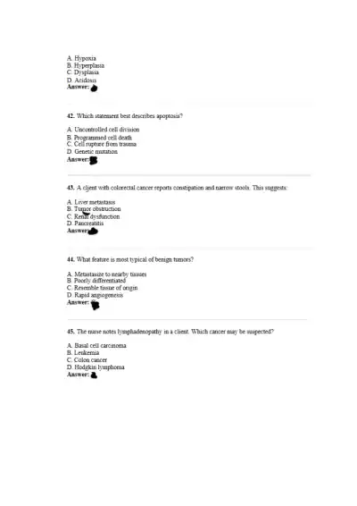 NCLEX RN Style Exam Pathophysiology - Page 10 preview image