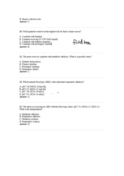 NCLEX RN Style Exam Pathophysiology - Page 3 preview image