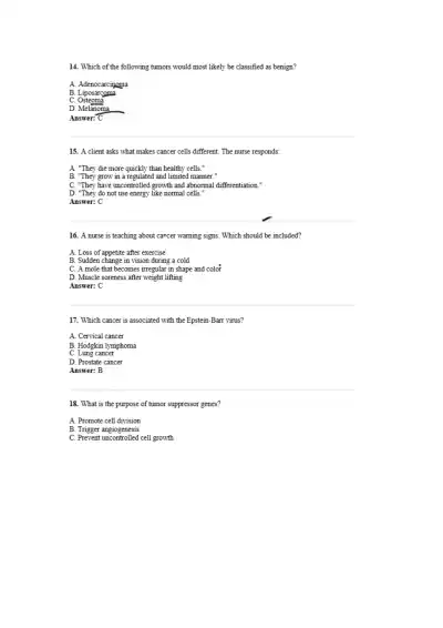 NCLEX RN Style Exam Pathophysiology - Page 4 preview image