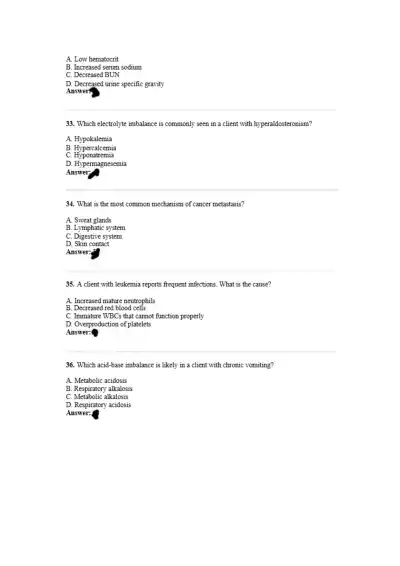 NCLEX RN Style Exam Pathophysiology - Page 8 preview image