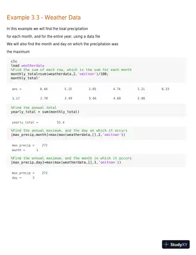 MATLAB for Engineers, 5th Edition Solution Manual - Page 12 preview image
